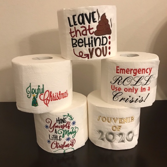 Embroidered Toilet paper Home Decor 2020 Souvenir - Picture 1 of 4